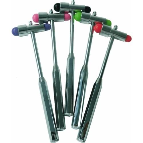 1pcs Multi-Function Stainless Steel Reflex Hammer Double Head Nerve Diagnostic Tool Neurological Check Plexor
