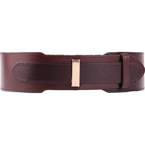 2020 Simple Fashion Women Belt High Quality Cowhide Leather Belts Autumn Winter Coat Decorative Elastic Belts Cinturon Mujer