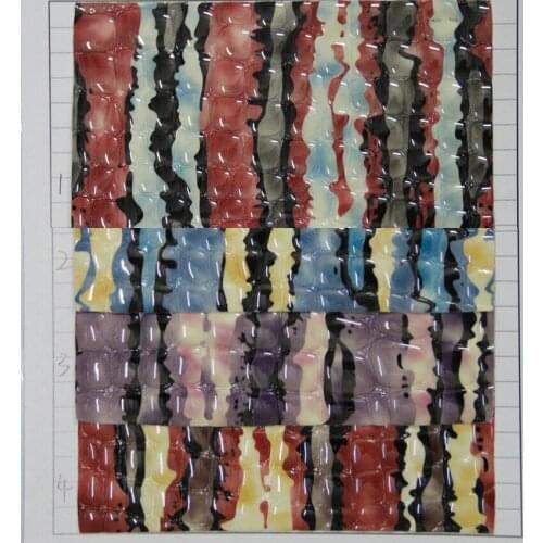 30 yards Crystal agate stone grain synthetic PU leather shiny fabric for Bags, gloves, shoes, belts, home, furniture wholesale