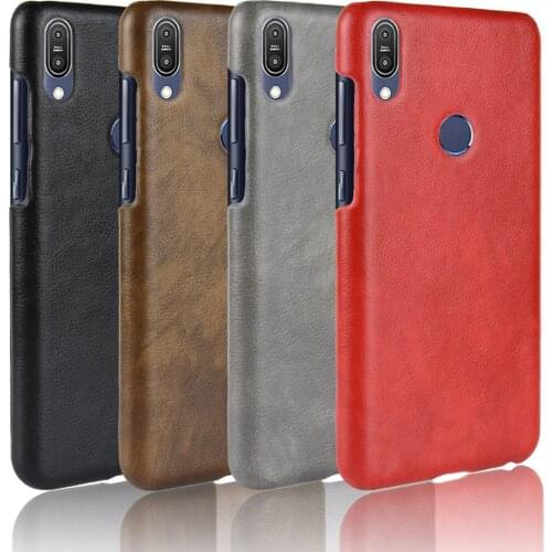 Case for ASUS Zenfone Max Pro M1 ZB602KL ZB 602KL Hard PC Leather Hard Plastic Phone Case For Coque Asus ZB601KL Case Back Cover