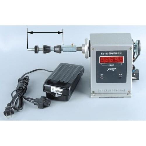 Electric counting winding machine Adjustable type semi-automatic winding Tool Industrial high-speed Winder 0-9999