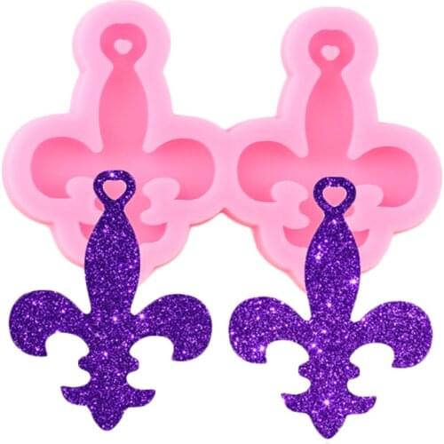 Mini Earring Silicone Mold Fondant Cake Decorating Tools DIY Craft Keychain Molds Jewelry Making Necklace Moulds