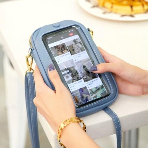 Fashion Multifunctional Crossbody Shoulder Bags Womens Touchable Cell Phone Pocket Card Purse Ladies Mini Female Messenger Bag