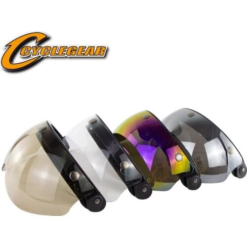 Motorcycle helmet lens retro half helmet w lens three button helmet accessories flying helmet lens bv06