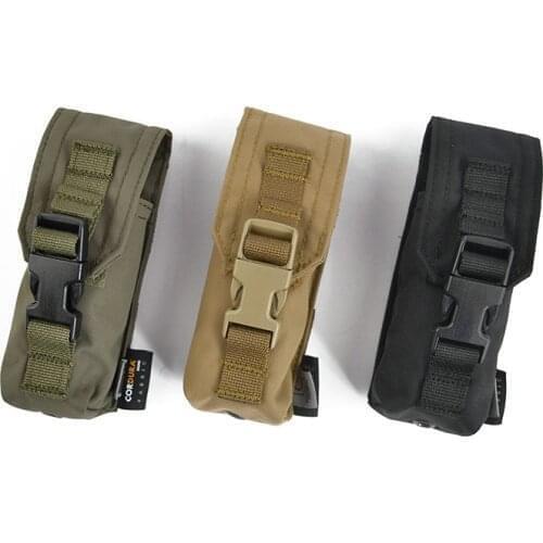 Outdoor Tactical Flash bang Carrier Pouch Bag Vest Molle Bag with UTX Buckle Delustered 500D Nylon
