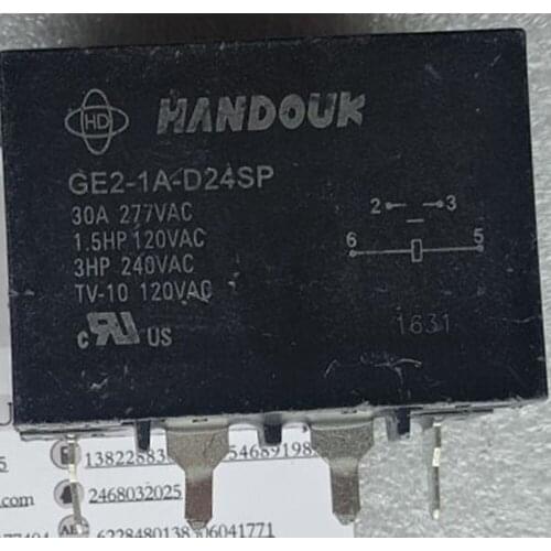 Wholesale 10pcs/lot relay GE2-1A-D24SP