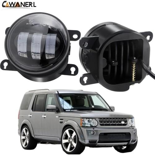 LED Fog Light Car Front Bumper Fog Lamp DRL Amber White 12V For Land Rover Discovery 4 LR4 SUV (LA) 2010 2011 2012 2013