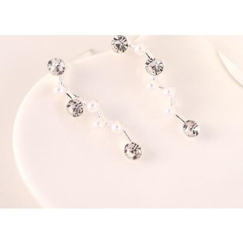 TONGKWOK Bohemia Exaggeration Dangle Earrings For Women Silk Thread Tassel Metal Long Chandelier Earrings #140857