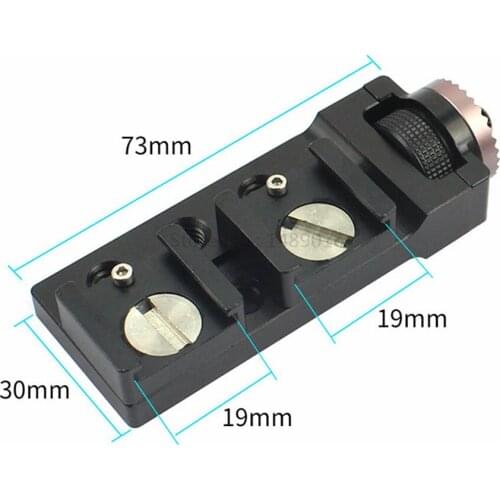 Extension Arm Bracket Holder Camera Slider For DJI OSMO Tripod 1/4 Mounting Threaded Adapter to Hotshoe Mount Photography