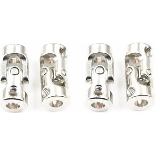 Junta de acoplamientos de cardán de Metal Junta Universal para 4*3mm/4*4mm/5*4mm/5*5mm/5*6*6mm accesorios para barcos RC
