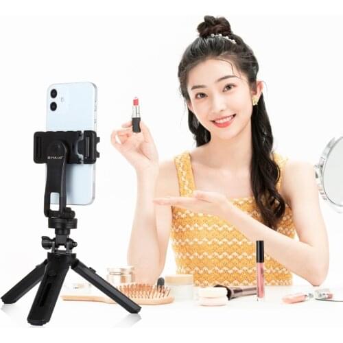 360 Degree Rotating Horizontal Vertical Shooting Phone ABS Clamp Holder c For iPhone/Galaxy/Huawei/Xiaomi/HTC/Google