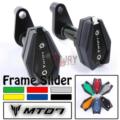 Motorcycle CNC Frame Crash Pad Engine Stator Sliders Protector Falling Protection For Yamaha MT-07 MT07 FZ-07 FZ07