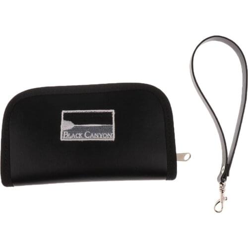 Durable DARTS WALLET CASE Multi-function Dart Accessories Holder - Black - Can Holds 2 Sets Professional Dart Bag Dart Accessory