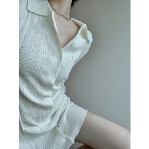 2021 New Spring Autumn Slim White Vestidos Vintage Long Sleeve Female Dresses Fashion Hollow Out Women Mini Dress