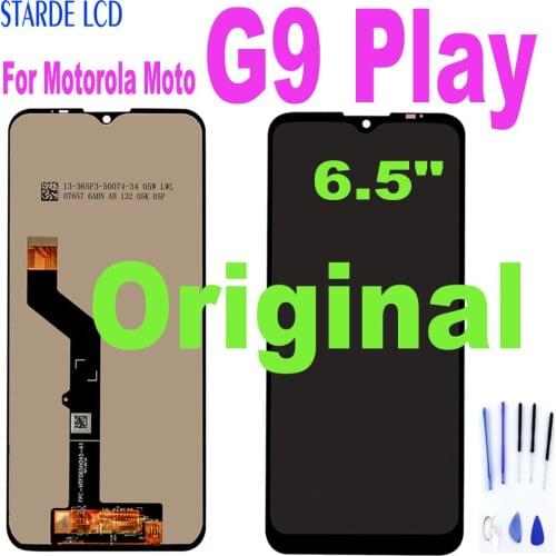6.5" Original LCD For Motorola Moto G9 Play LCD Display Touch Screen Digitizer Glass Assembly For Moto G9 Play Display Screen