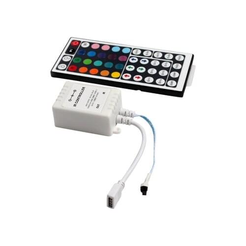 1pcs 12V 44 Keys IR Remote Controller for RGB LED Strip 2835 3528 5050 LED Strip Lights Mini 44Key IR Cnontroller not battery