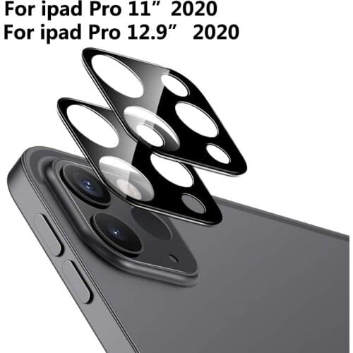 2Pcs For iPad Pro 11" 12.9" 2020 Titanium alloy Camera Lens Protector Scratch-Resistant 3D Full Coverage Camera Lens Protector