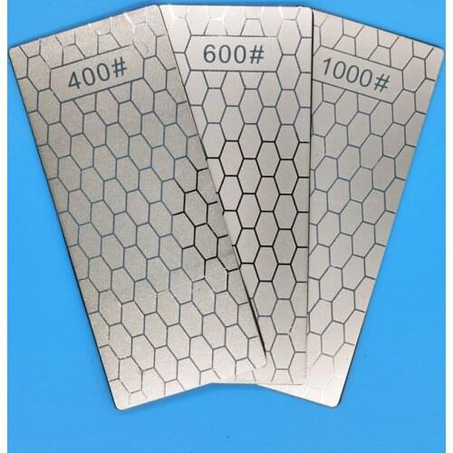 3PCS Professional Knife Sharpener Diamond Sharpening Stone Knife Sharpener Honeycomb Sharpening Blade Diamond Whetstone