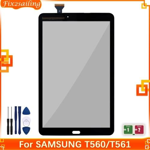 9.6 inch New For Samsung Galaxy Tab E SM-T560 T560 T561 Replacement Touch Screen LCD Display Digitizer Screen Outer Glass+Tool