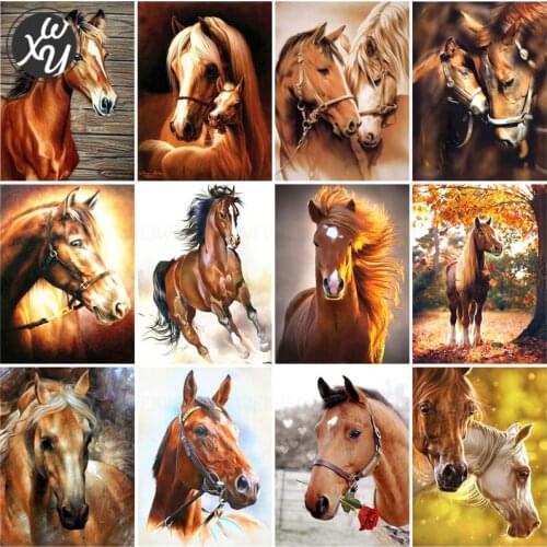 Horse Diamond Painting Full Drill Diamond Embroidery Animal Diamond Art Diamond Painting Accessories Full Drill Embroidery Decor