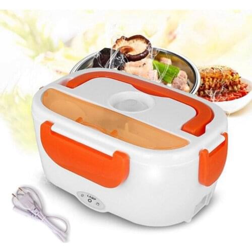 Electric Heated Lunch Box 12-24V/220V Portable Bento Box Heater Food Container Plastic Liner LunchBox Dinnerware For Home Office