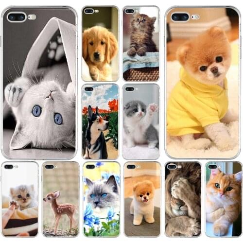 44AS Cute animals Soft Silicone Tpu Cover phone Case for iphone 7 8 Plus X XR XS 11 12 Pro Max Mini case