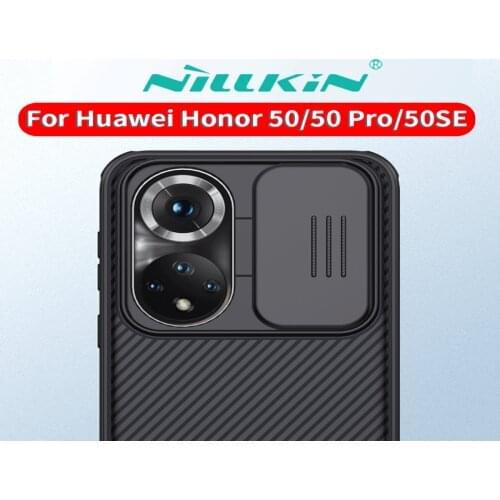 NILLKIN For Huawei Honor 50 SE Case CamShield Slide Camera Protect Lens Privacy Dust-Proof Phone Back Cover For Honor 50 Pro