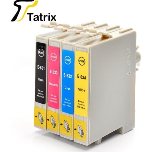 4PK T0631 T0632 T0633 T0634 Full Ink Cartridge Compatible For Epson Stylus C67/C87/CX3700/CX4100/CX4700/CX5700F/CX7700