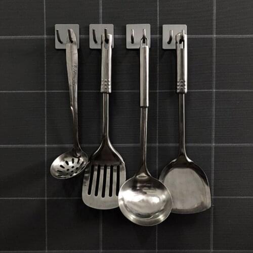 Plug Razor Holder Self Adhesive Hook Wall Hanger Stainless Steel For Shower Bathroom Kitchen Utensils Towel