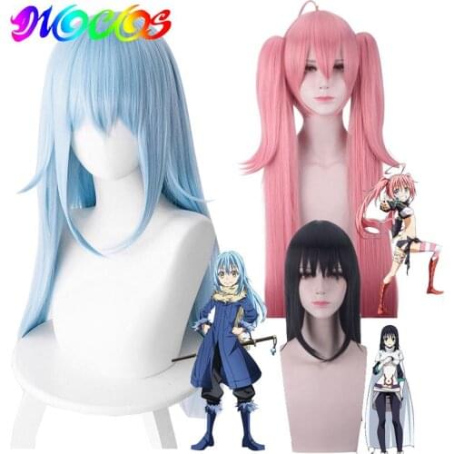 DIOCOS That Time I Got Reincarnated as Slime Cosplay Milim Nava Rimuru Tempest Shuna Shizu Shizue Izawa Cosplay Wig