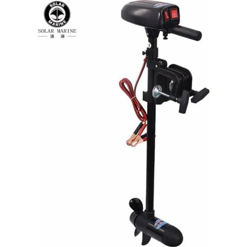 Solarmarine 18 LBS Electric Engines for Fishing Boat Accessories CE ROHS Outboard Trolling Motor for Inflatable Kayak Propeller