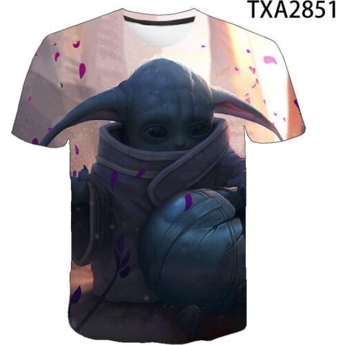 Summer 3D T Shirts Movie Casual Streetwear Boy Girl Kids Fashion Men Women Children Short Sleeve Star Wars Print T-shirt Tops