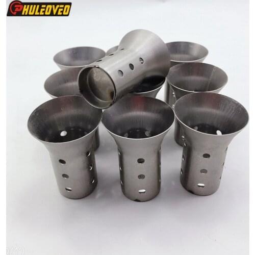 10pcs/lot Motorcrcle Exhaust Silencer DB Killer Baffle for ID: 51mm 61mm Motorbike Exhaust Pipe Muffler Escape Demper DB Killer