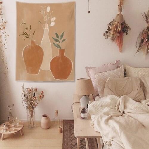 Nordic Tapestry Wall Tapestry Boho Decor Chambre Fille Creative Picnic Blanket Christmas Decoration for Home Wall Cloth
