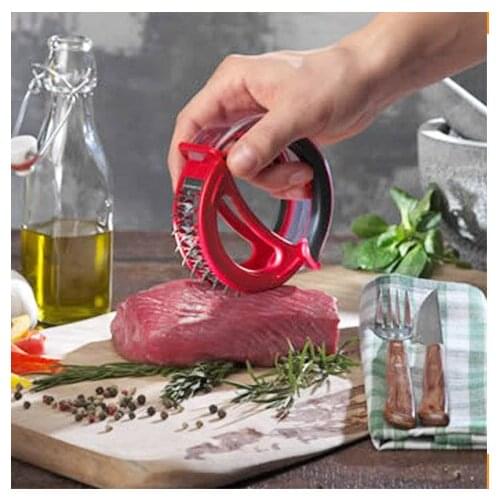Hot sales Profession Meat Meat Tenderizer Needle With Easy prep grind meat is Stainless Steel Kitchen Tools Free shipping