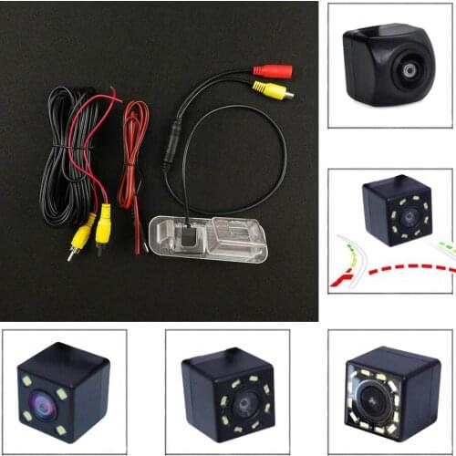 For Kia K2 Rio Sedan 2011 2012 Car CCD 4 8 12 LED Dynamic Fisheye Night Vision Reverse Parking Waterproof Rear View Camera