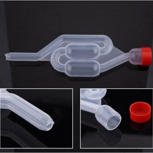 Homemade Wine Vent Air Lock Exhaust Valve 1 pc Plastic one-way brewing valve with lid wine beer fermentation exhaust valve 2020