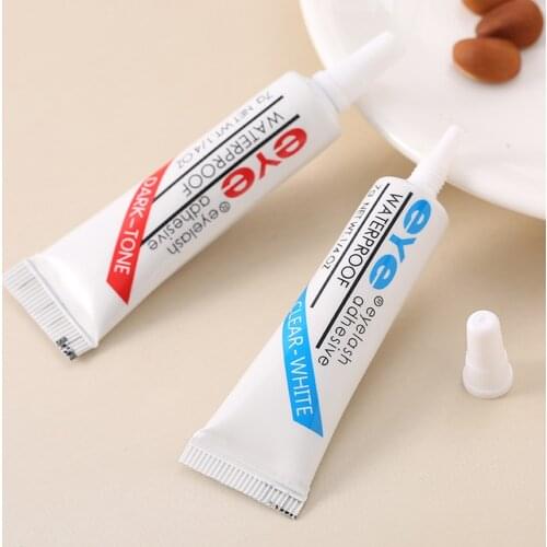 Eyelash Glue Adhesive Strong Dark /Clear Waterproof Eyelash Adhesive Eye Makeup Tool Waterproof Adhesives Easy To Remove Makeup