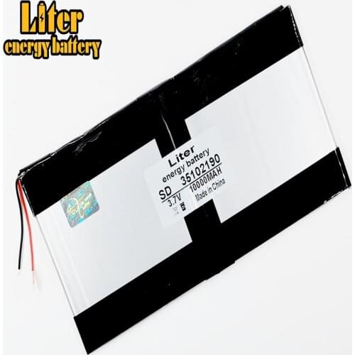 35102190 3.7V 10000mAH 35100190 (polymer lithium ion battery) Li-ion battery for tablet pc 9 inch 10 inch