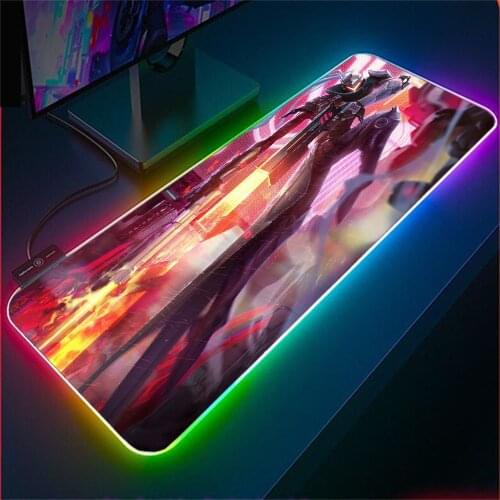 Mairuige Can Be Customized RGB League of Legends Gamers' Best-selling Cool Game Accessories Mouse Pad Xxl LED Luminous Table
