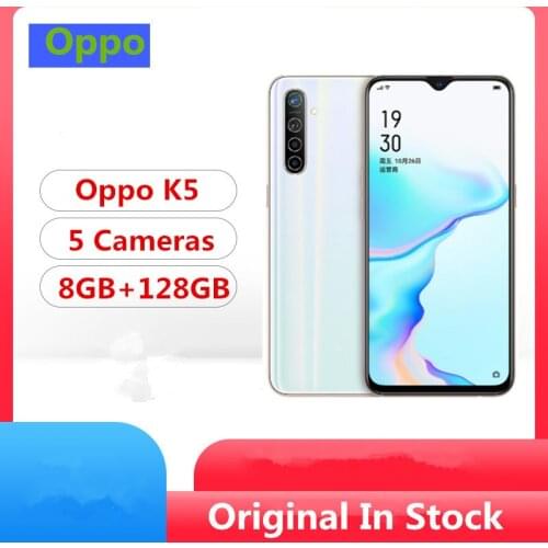 DHL Fast Delivery Oppo K5 4G Cell Phone Snapdragon 730G Android 9.0 6.4" Super Amoled 8GB RAM 256GB ROM 64.0MP 30W Vooc Charge