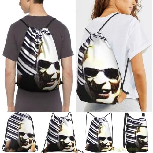 Men Outdoor Travel Drawstring Backpack Bags Max Headroom Signal Intrusion Hack Women Sports Travel Bag Fitness Swimming Bag