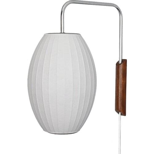Nordic silk simple creative personality l bedroom new small living room corridor study room bedside wall lamp