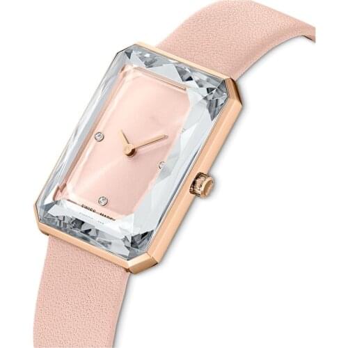 Simple fashion business leather stone free high-grade ladies watch, gift, exclusive holiday, free shipping