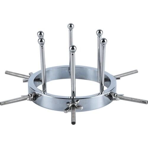 Adjustable Huge Metal Anal Toys Extreme Vaginal Anus Dilator Vaginal Speculum Big Butt Plug Adult Erotic Sex Toys For Men Women