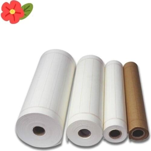 Rolling Half Ripe Xuan Paper Beginner Regular Script Calligraphy Practice Paper with Grids Running Script Xuan Paper Riisipaperi