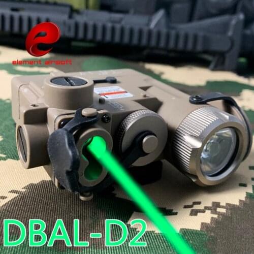 Element Airsoft weapon light Green laser Softair Gun Tactical Wapens Flashlight with IR laser DBAL D2 strobo arsoft arme lazer