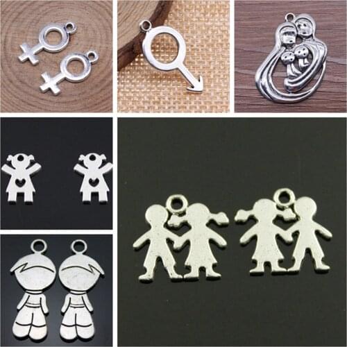 Malzahar Lover Kissing Charms diy jewelry bracelet charms for jewelry making kit accessories
