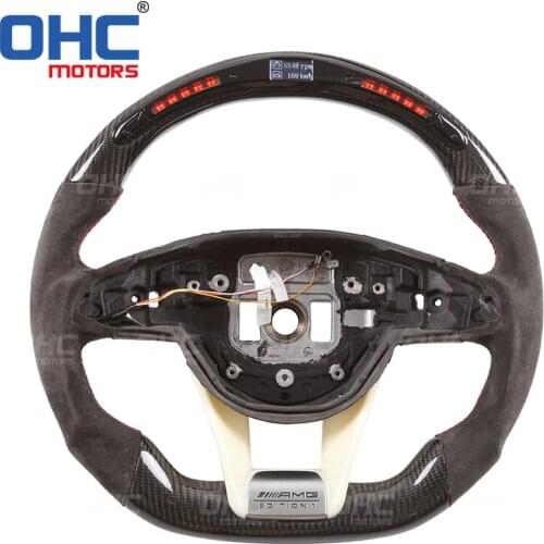 Led Carbon Fiber Smart Steering Wheel Compatible With Mercedes OHC MOTORS