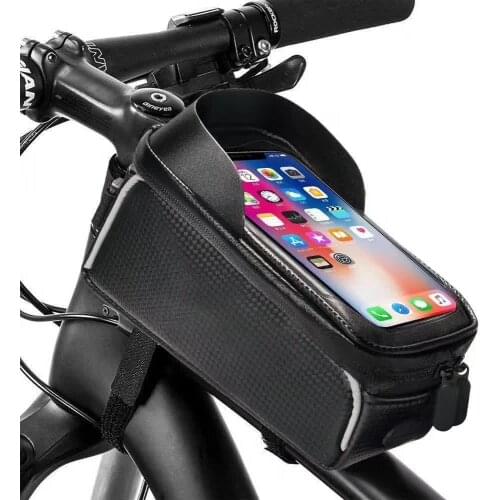 UniversalWaterproof Bicycle Bike Phone Bag Holder for Iphone Smartphone Bike Handlebar Mobile Phone Holder Touch Screen Bag Case